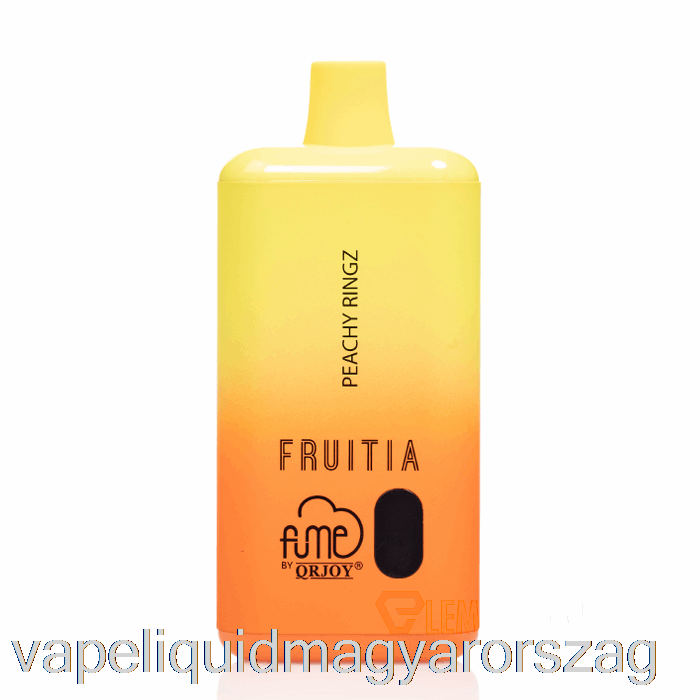 Fruitia X Fume 8000 Eldobható Barackos Ringz Vape Folyadék
